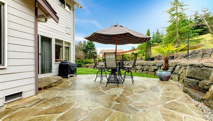 Beautifully Textured and Patterned Concrete Patios in Orlando